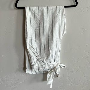 NWT Sienna Sky Wide-Leg Linen Pants w/ Tie Front